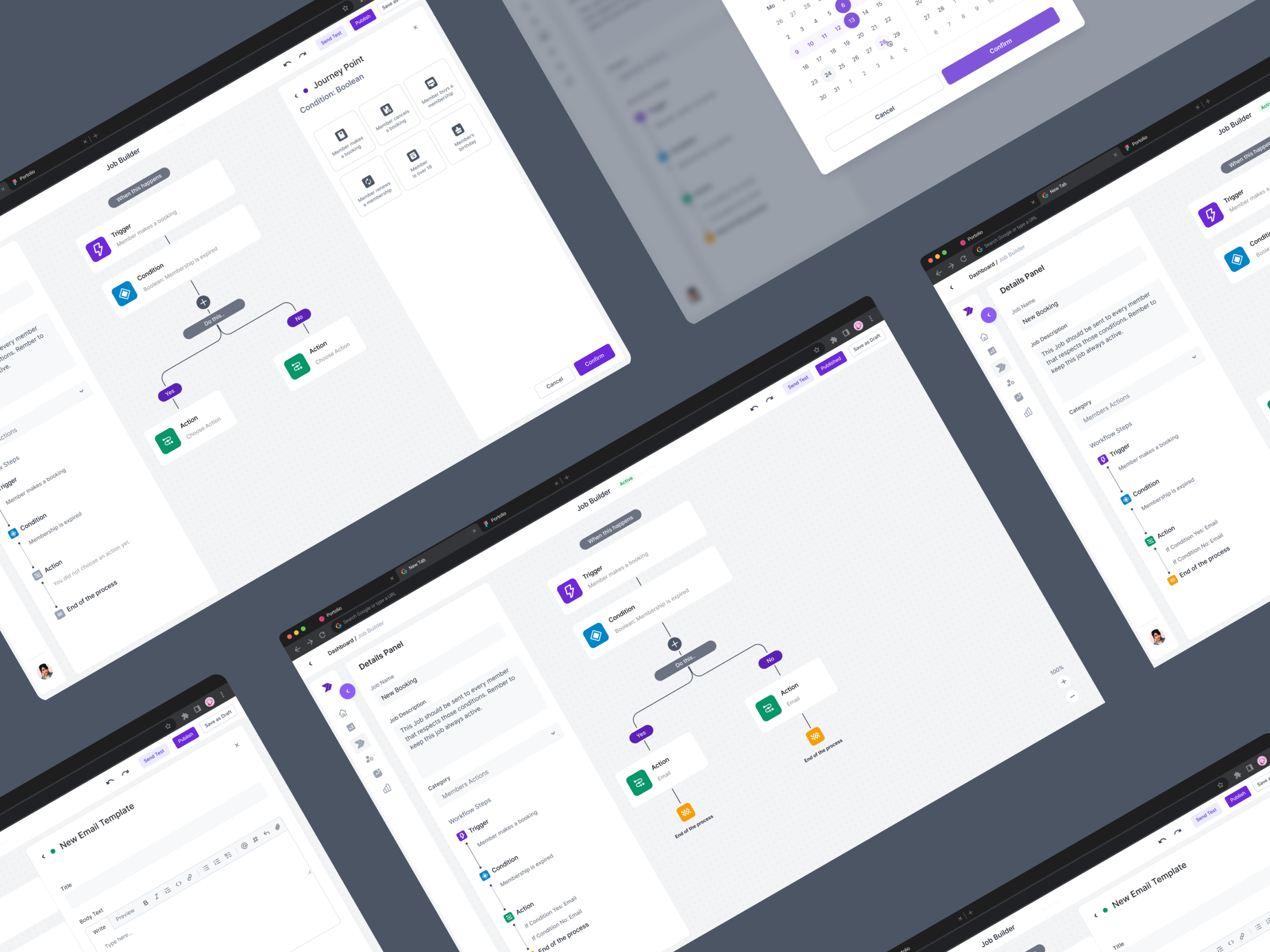 Marketing Automation Workflow UI/UX